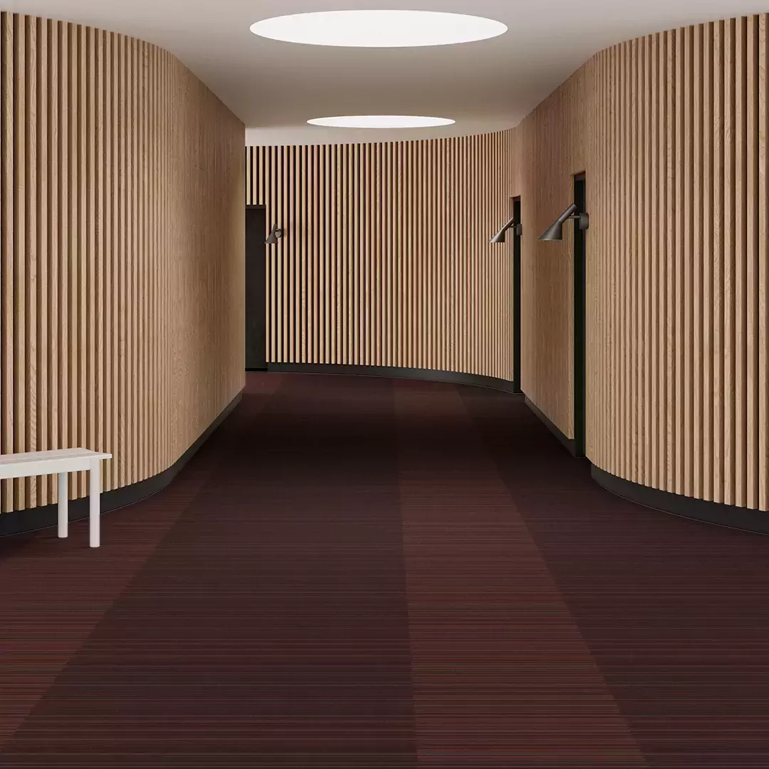 madras stripe corridor 195 cm red RoowView 3
