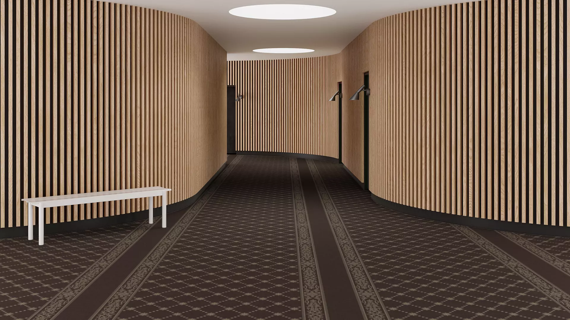 royal palace corridor 195 cm brown RoowView 3